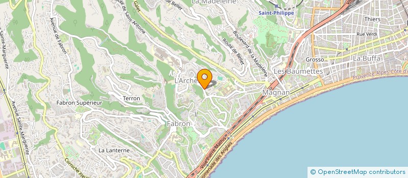 localisation de l'entreprise CTIM DOMMAINE DE CLAIRE FONTAINE à NICE