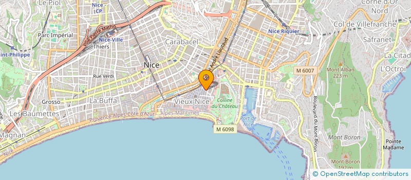 localisation de l'entreprise CTIM DROITE 11 à NICE