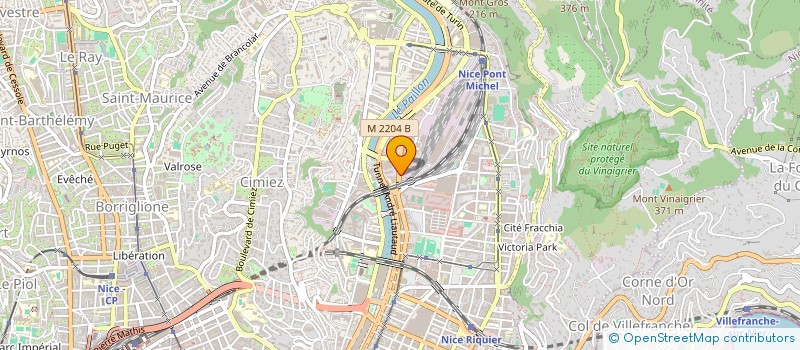 localisation de l'entreprise CTIM DU 56 RTE DE TURIN à NICE