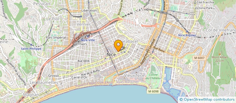 localisation de l'entreprise CTIM DUBOUCHAGE à NICE