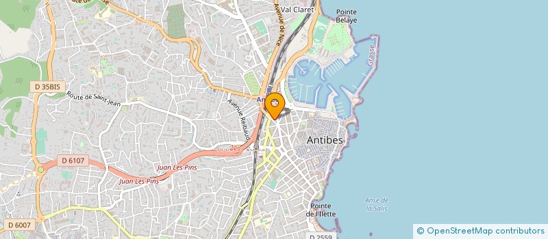 localisation de l'entreprise CTIM DUGOMMIER 3 ROND à ANTIBES