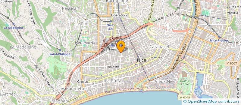 localisation de l'entreprise CTIM DURANTE 11 à NICE