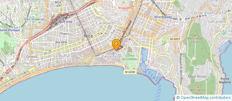 localisation de l'entreprise CTIM EAUX FRAICHES à NICE