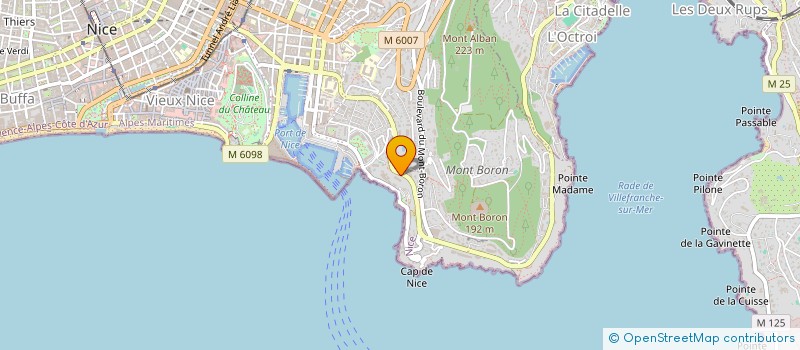 localisation de l'entreprise CTIM EDEN BEACH  NICE