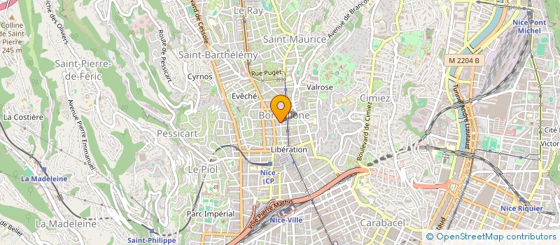 localisation de l'entreprise CTIM ERSILIA à NICE