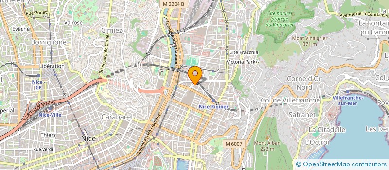 localisation de l'entreprise CTIM ESPACE CARRARE à NICE