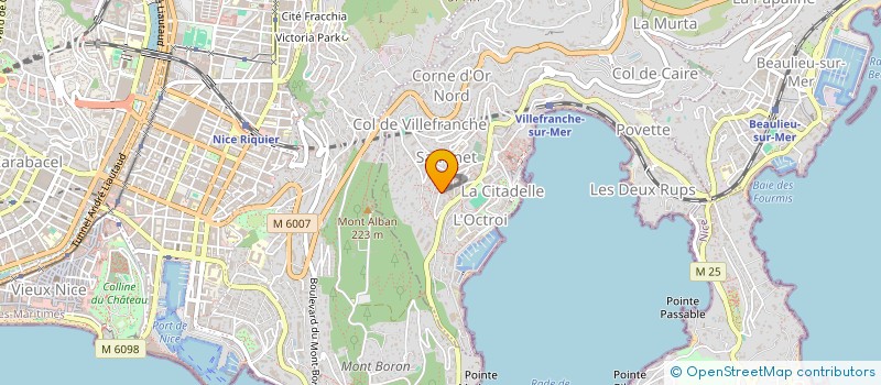 localisation de l'entreprise CTIM ESTEREL à VILLEFRANCHE-SUR-MER