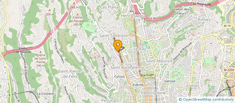 localisation de l'entreprise CTIM FANNY BEAUSEJOUR à NICE
