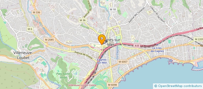 localisation de l'entreprise CTIM FLOREA à CAGNES-SUR-MER