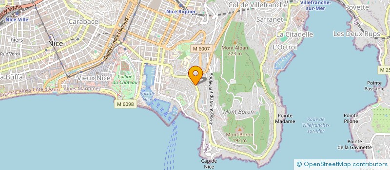 localisation de l'entreprise CTIM FLOREAL à NICE