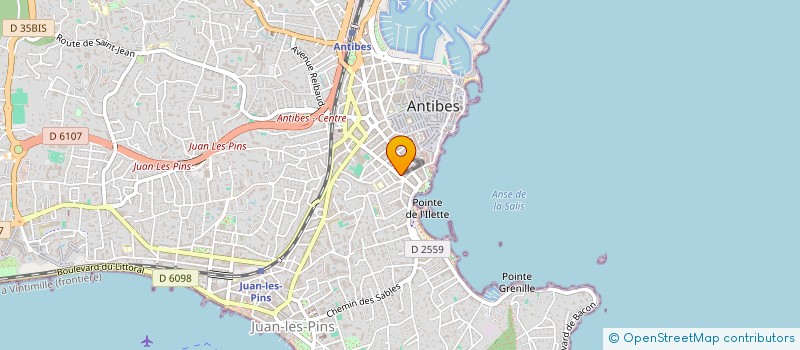 localisation de l'entreprise CTIM FOCH 41 à ANTIBES