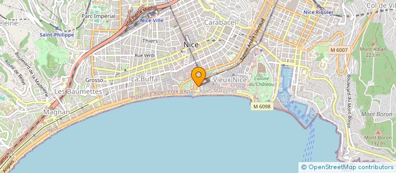 localisation de l'entreprise CTIM FRANCOIS DE PAULE 15 à NICE
