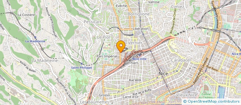 localisation de l'entreprise CTIM GAMBETTA 92 à NICE