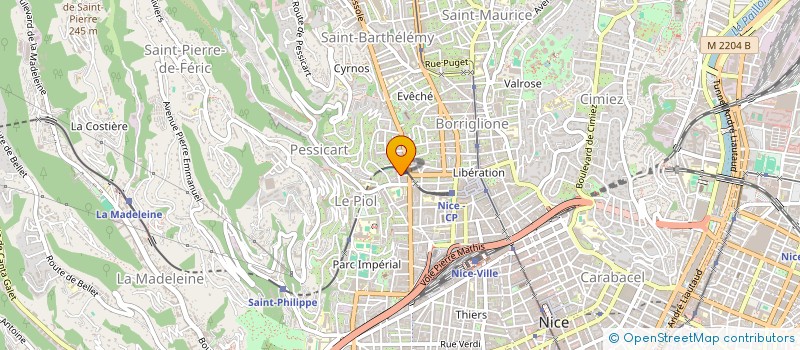 localisation de l'entreprise CTIM GARNIER à NICE