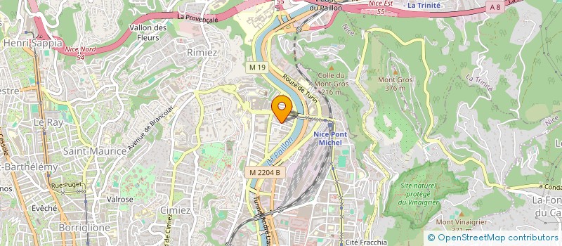 localisation de l'entreprise CTIM GASSIN 3 à NICE