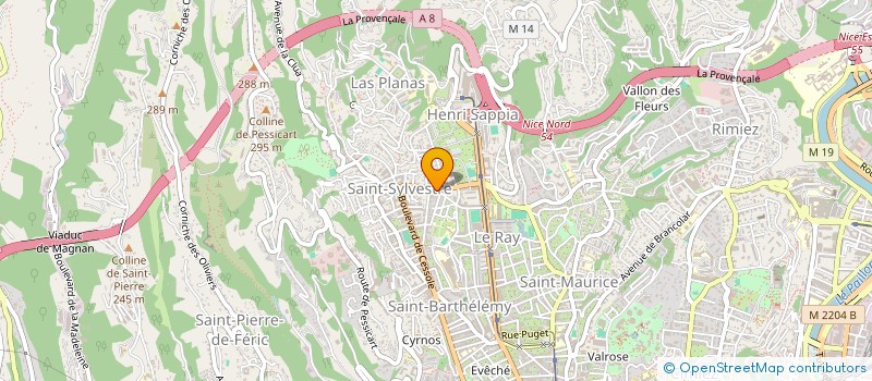 localisation de l'entreprise CTIM GEMEAUX à NICE