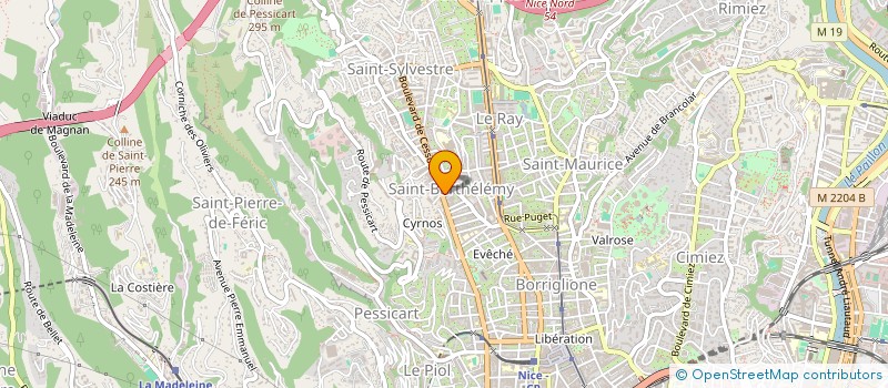 localisation de l'entreprise CTIM GENTIANES PASSA à NICE