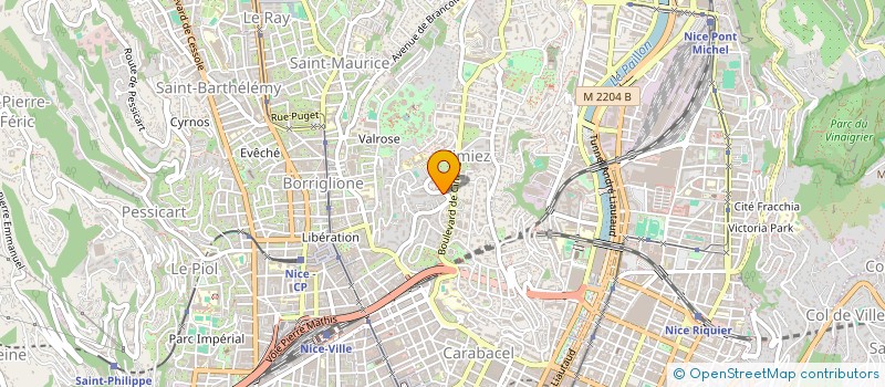 localisation de l'entreprise CTIM GEORGES V  NICE