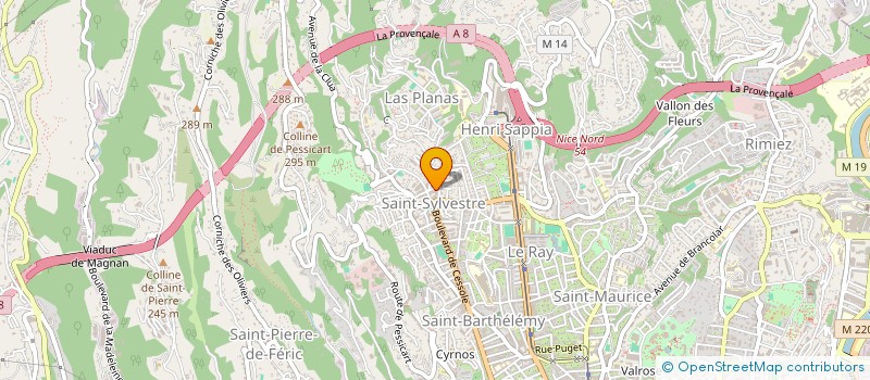 localisation de l'entreprise CTIM GIRAN 3 à NICE