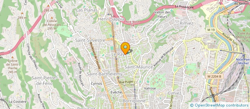 localisation de l'entreprise CTIM GRILLON  NICE