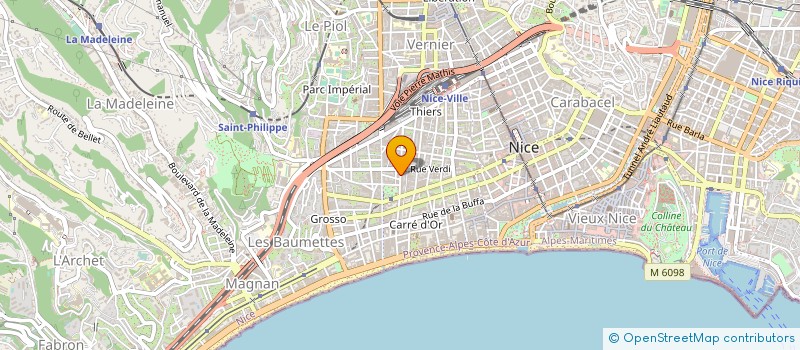 localisation de l'entreprise CTIM GUIGLIA 5 à NICE