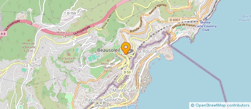 localisation de l'entreprise CTIM GUYNEMER à BEAUSOLEIL