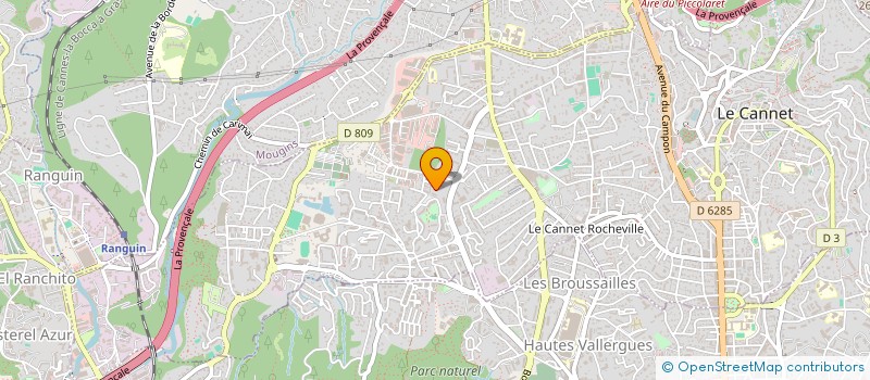 localisation de l'entreprise CTIM HAUTS LE L'OLIVET II à LE CANNET