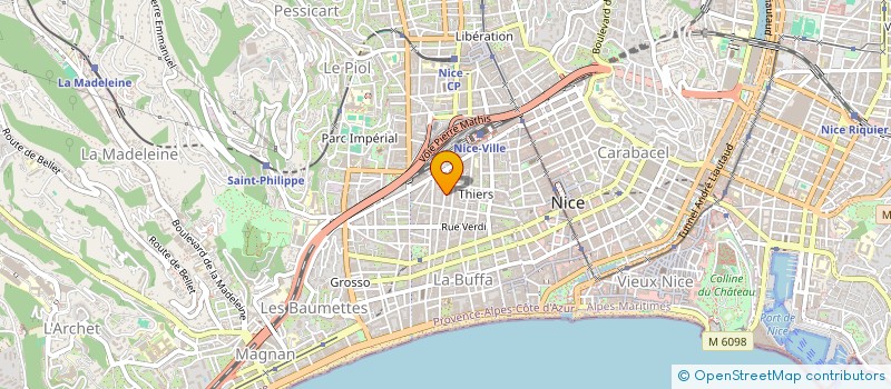 localisation de l'entreprise CTIM HEROLD 44  NICE