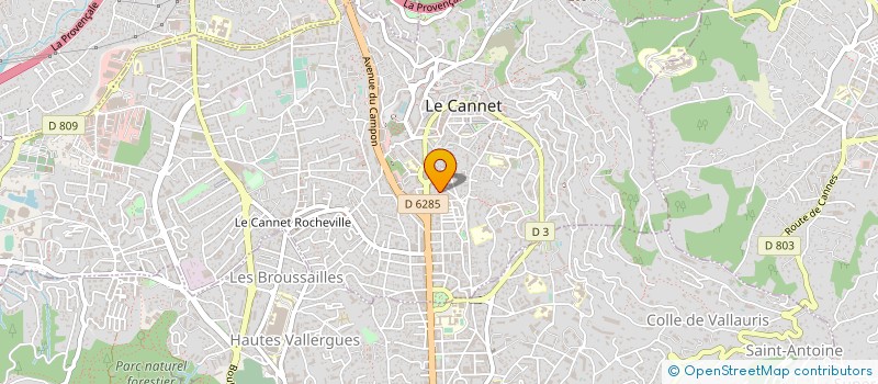localisation de l'entreprise CTIM HEURES CLAIRES à LE CANNET