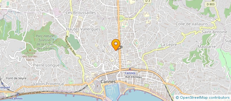 localisation de l'entreprise CTIM IMPERATOR à CANNES