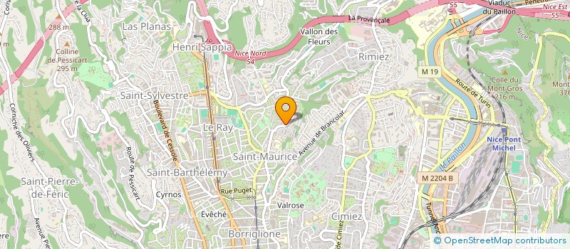 localisation de l'entreprise CTIM IRIS à NICE