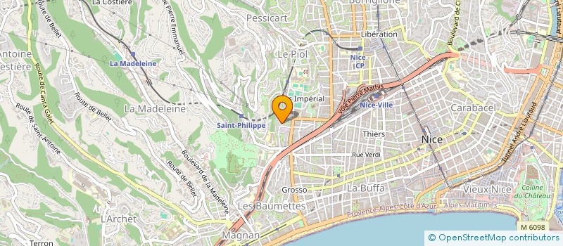 localisation de l'entreprise CTIM IRIS à NICE