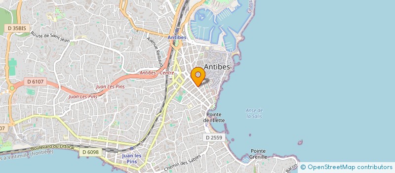 localisation de l'entreprise CTIM ISADORA  ANTIBES