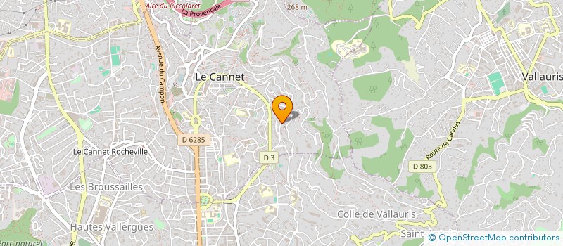 localisation de l'entreprise CTIM JARDINS DE SHALIMAR à LE CANNET