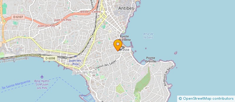 localisation de l'entreprise CTIM JARDINS DU CAP à ANTIBES