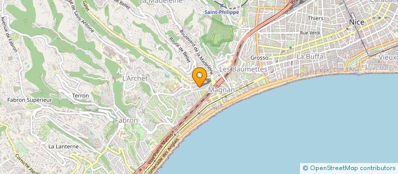 localisation de l'entreprise CTIM JEAN BART  NICE