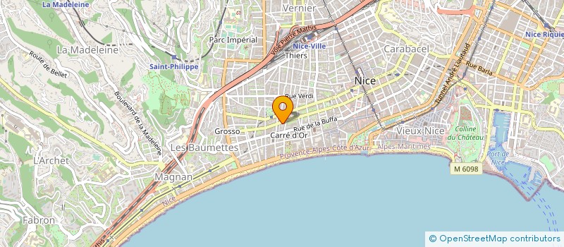 localisation de l'entreprise CTIM JOFFRE 55 à NICE