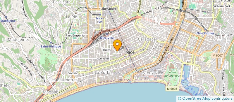 localisation de l'entreprise CTIM JUGE 1 à NICE