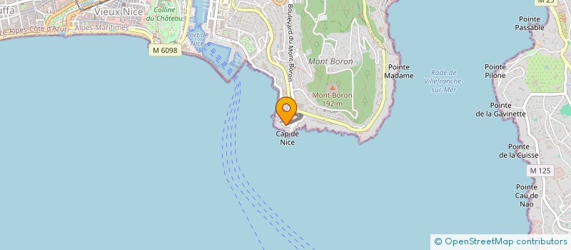 localisation de l'entreprise CTIM L AIGUE MARINE  NICE
