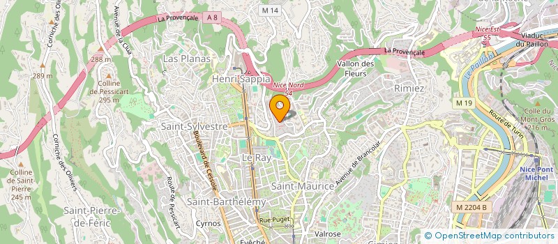 localisation de l'entreprise CTIM L'ALBATROS à NICE