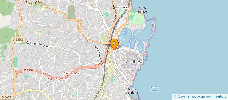 localisation de l'entreprise CTIM L'ASTORIA à ANTIBES