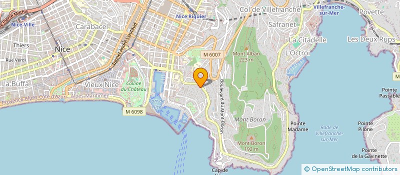 localisation de l'entreprise CTIM L ECRIN à NICE