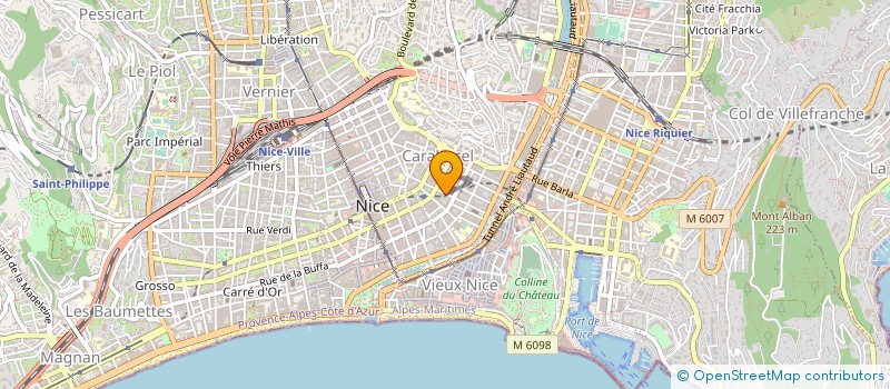 localisation de l'entreprise CTIM L ESCARENE à NICE