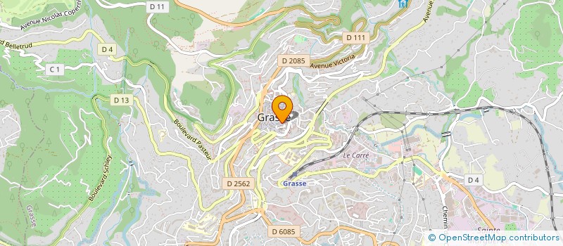 localisation de l'entreprise CTIM L'EVECHE  GRASSE