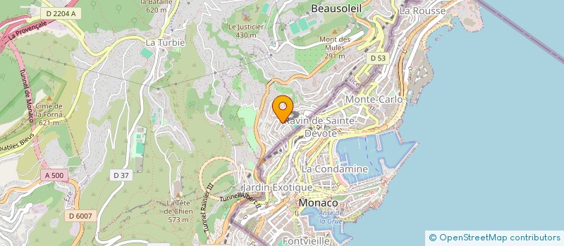 localisation de l'entreprise CTIM L'ODYSSEE à BEAUSOLEIL