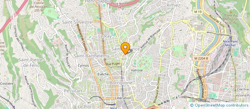 localisation de l'entreprise CTIM LA FALAISE à NICE