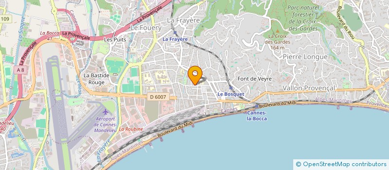 localisation de l'entreprise CTIM LA MADONE  CANNES