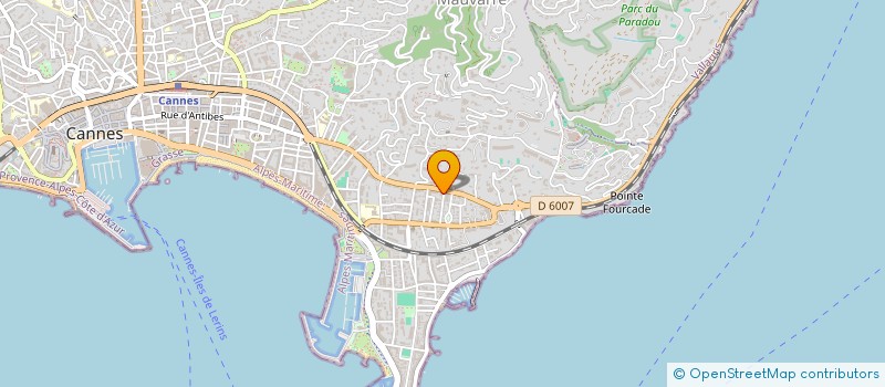 localisation de l'entreprise CTIM LA PEPINIERE  CANNES