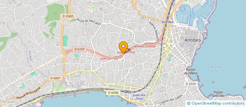 localisation de l'entreprise CTIM LA PEYRIGOUE  ANTIBES