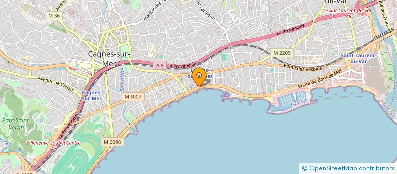 localisation de l'entreprise CTIM LA RESERVE à CAGNES-SUR-MER
